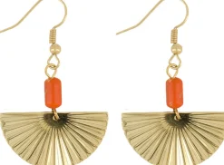 Oorhangers Met Halve Zon Goud