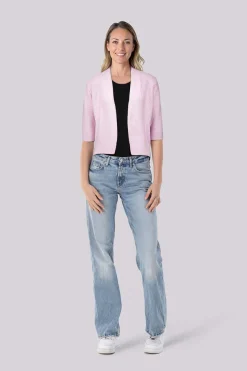 Openvallend Vest Roze