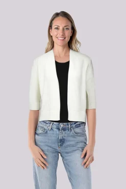 Openvallend Vest Wit