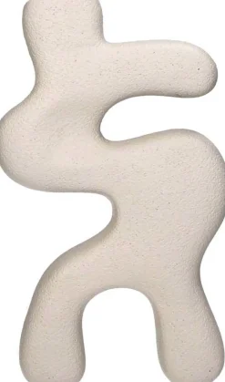 Ornament Organic Polyresin Ivory 18x5x29cm Wit