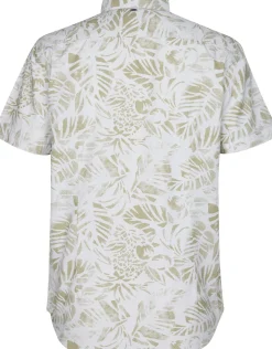 Overhemd AOP Beige
