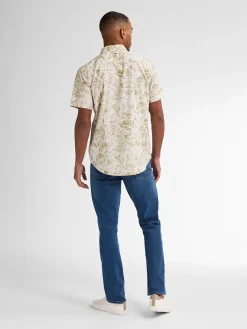 Overhemd AOP Beige