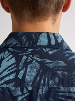 Overhemd AOP Blauw