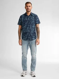 Overhemd AOP Blauw