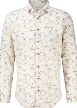 Overhemd Bloem Beige