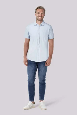Overhemd Camicia Blauw