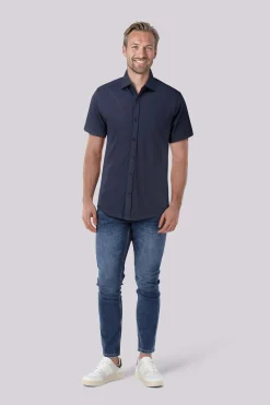Overhemd Camicia Blauw