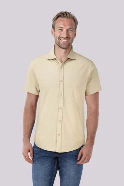 Overhemd Camicia Bruin