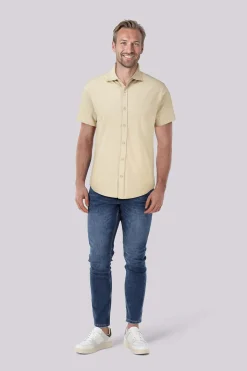 Overhemd Camicia Bruin