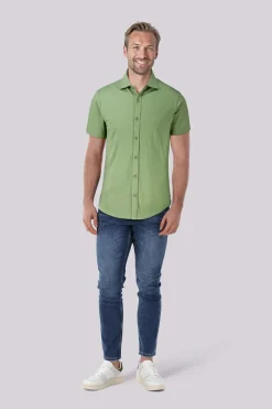 Overhemd Camicia Groen