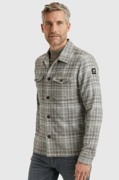 Overhemd Check Bruin