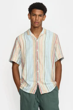 Overhemd Cuban Blauw