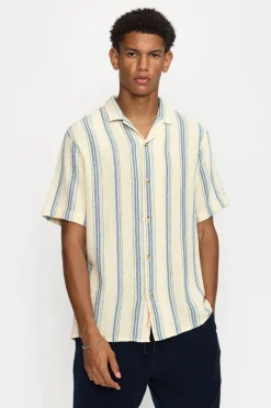 Overhemd Cuban Blauw