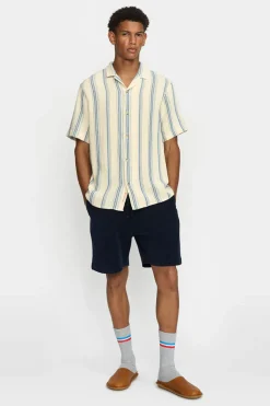 Overhemd Cuban Blauw