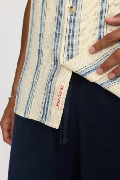 Overhemd Cuban Blauw
