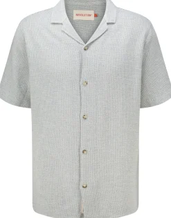 Overhemd Cuban Blauw