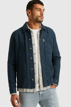 Overhemd Dobby Blauw