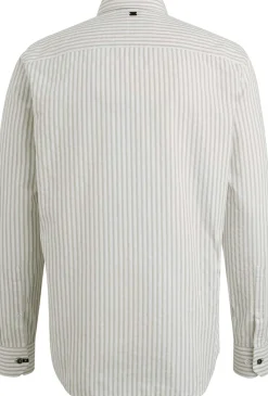Overhemd Dobby stripe Wit
