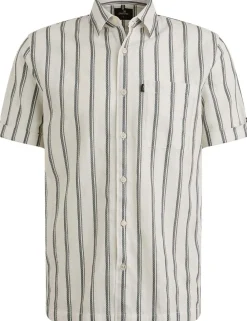 Overhemd Dobby Stripe Wit
