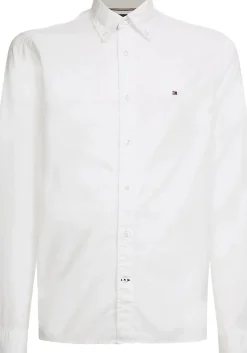 Overhemd Flex Poplin Wit
