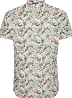 Overhemd Floral Groen