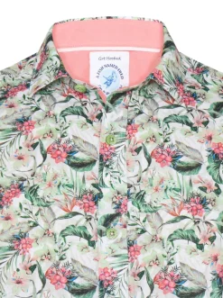 Overhemd Floral Groen