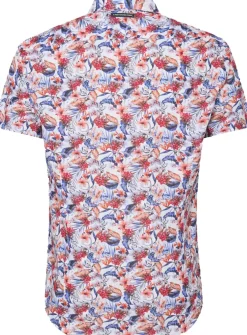 Overhemd Floral Oranje
