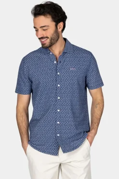 Overhemd Jake Blauw