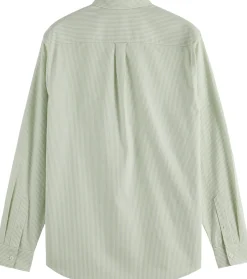 Overhemd Oxford Stripe Groen