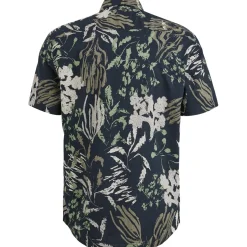 Overhemd Print Blauw
