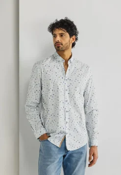 Overhemd Print Wit