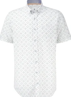 Overhemd Print Wit