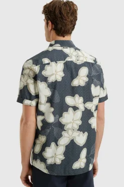 Overhemd Printed Blauw