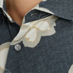 Overhemd Printed Blauw