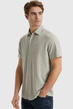 Overhemd Printed Wit