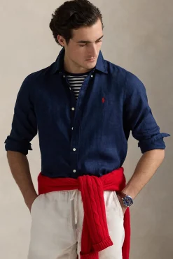 Overhemd Sport Blauw