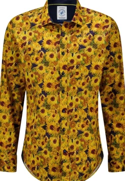 Overhemd Sunflowers  Geel