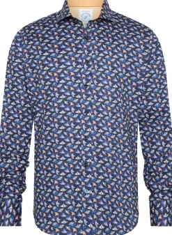 Overhemd Tajijne Blauw