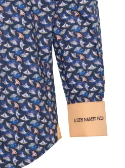 Overhemd Tajijne Blauw