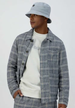 Overshirt Fancy Check Grijs
