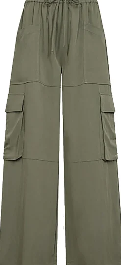 Pantalon Ella Cargo Groen