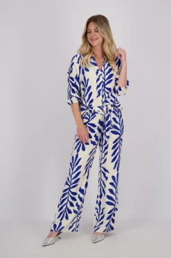 Pantalon Ella-pa43 Blauw