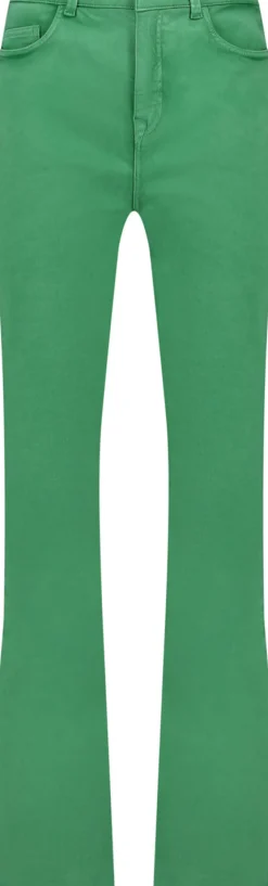 Pantalon Fem Flare Groen