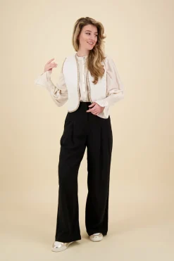 Pantalon Henrika Zwart