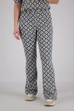 Pantalon Jaqcuard Wit