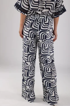 Pantalon Josephine Blauw