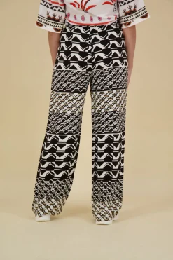 Pantalon Josephine Zwart