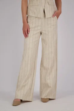 Pantalon Lexie Pinstripe Wit