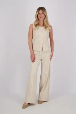 Pantalon Lexie Pinstripe Wit