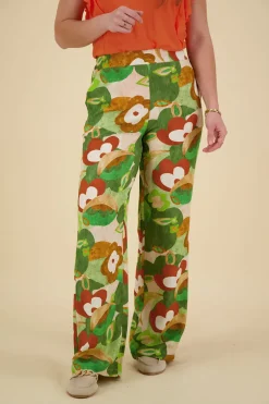 Pantalon met Print Groen